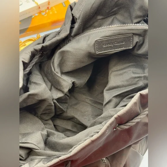 ? SEE BY CHLOE ? NWOT Joy Rider Nylon Backpack, Minimal Grey ? SEE BY CHLOE ? NWOT Joy Rider Nylon Backpack, Minimal Grey main image 3